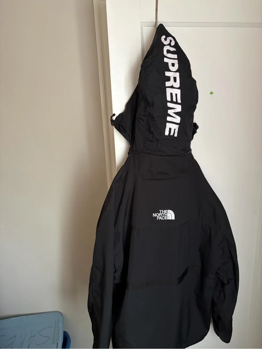 The North Face Black Steep Tech Ski Jacket with Supreme Patch